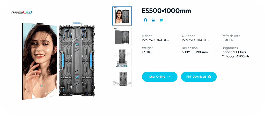 Aresled - Màn hình led kháng muối biển