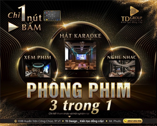 Phòng phim 3 trong 1